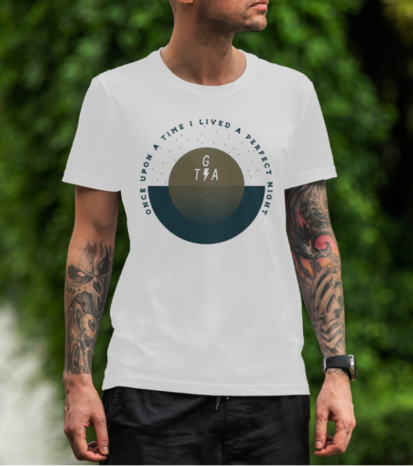 Once Upon A Time I Lived A Perfect Night GTA Gaslight Anthem Merch New T-Shirt