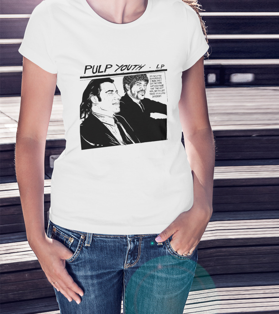 Pulp Youth LP Vintage Characters Comic T-Shirt