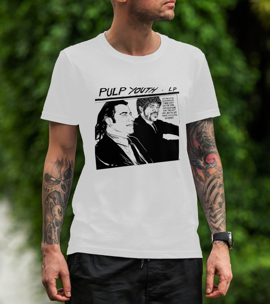Pulp Youth LP Vintage Characters Comic T-Shirt