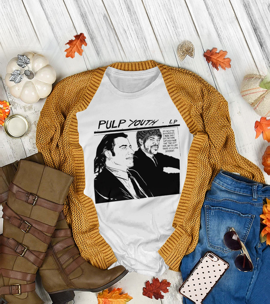 Pulp Youth LP Vintage Characters Comic T-Shirt