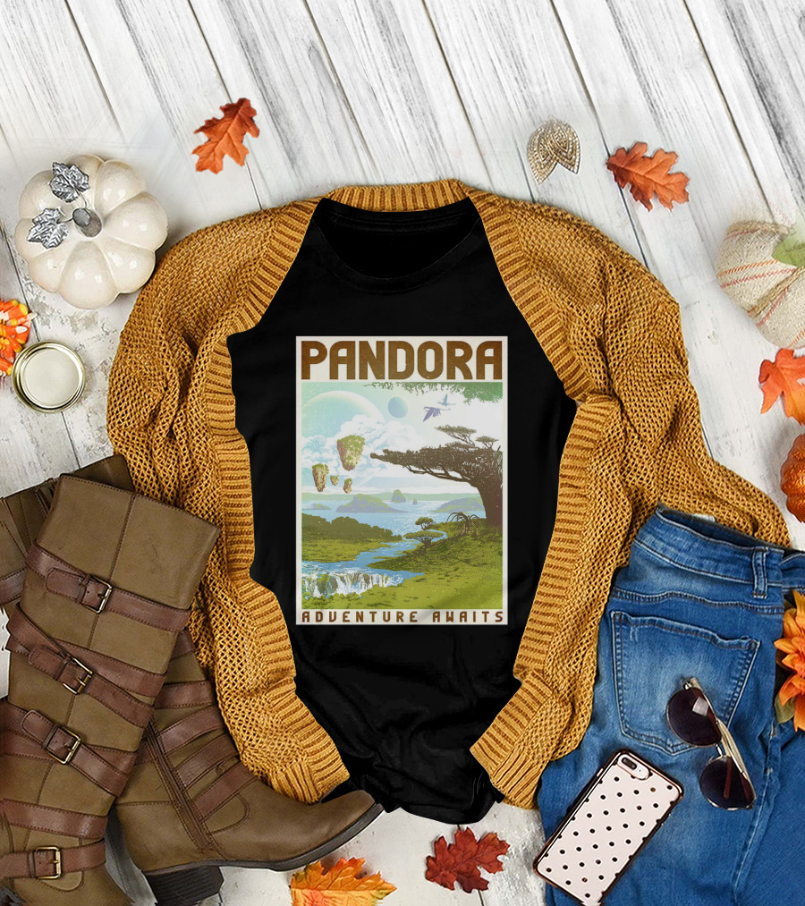 Pandora Adventure Awaits Floating Islands Scenic Landscape T-Shirt