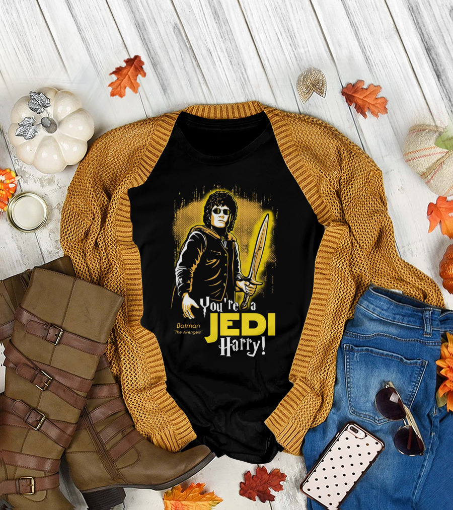 You're a Jedi Harry Batman The Avengers Crossover T-Shirt