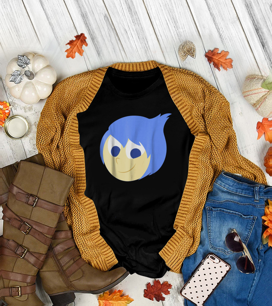 Disney Pixar Inside Out Joy Character Face T-Shirt