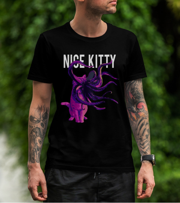 Captain Marvel Goose Nice Kitty Tentacle Creature T-Shirt