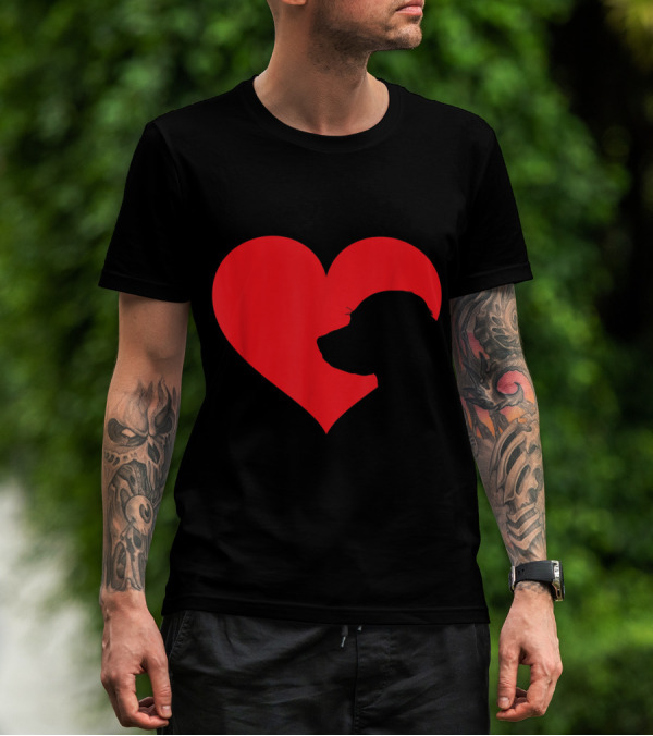 Labrador Retriever Heart For Lab Lovers T-Shirt