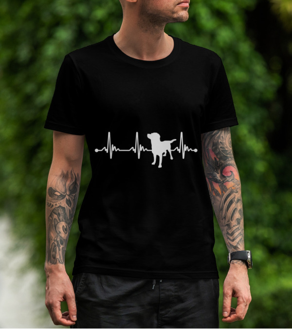 Labrador Retriever Puppy Heartbeat T-Shirt