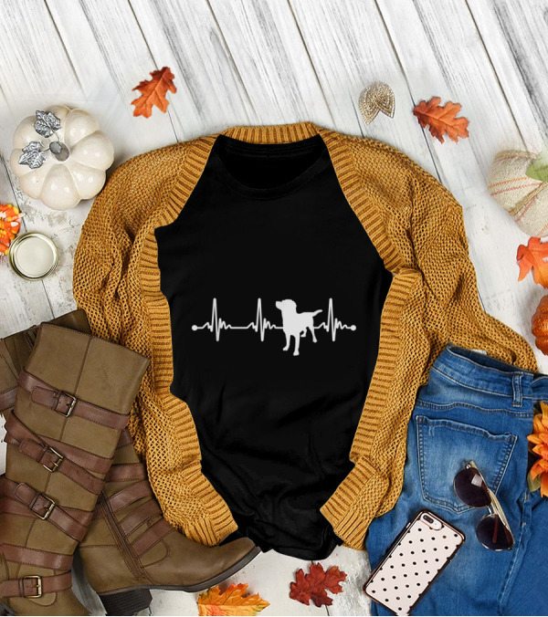 Labrador Retriever Puppy Heartbeat T-Shirt