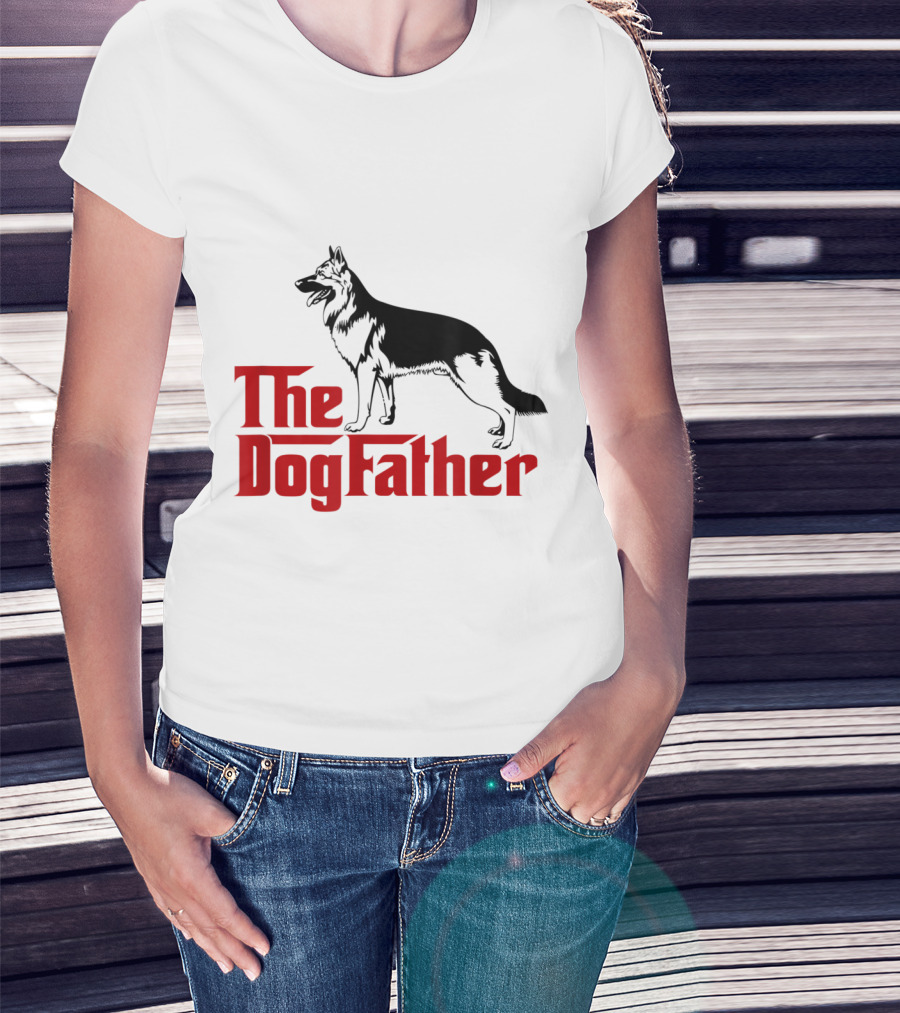 The Dogfather German Shepherd I Love My Pet Funny T-Shirt