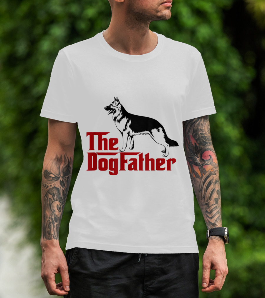 The Dogfather German Shepherd I Love My Pet Funny T-Shirt