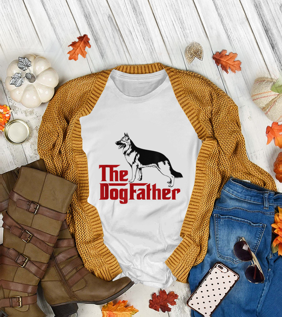 The Dogfather German Shepherd I Love My Pet Funny T-Shirt