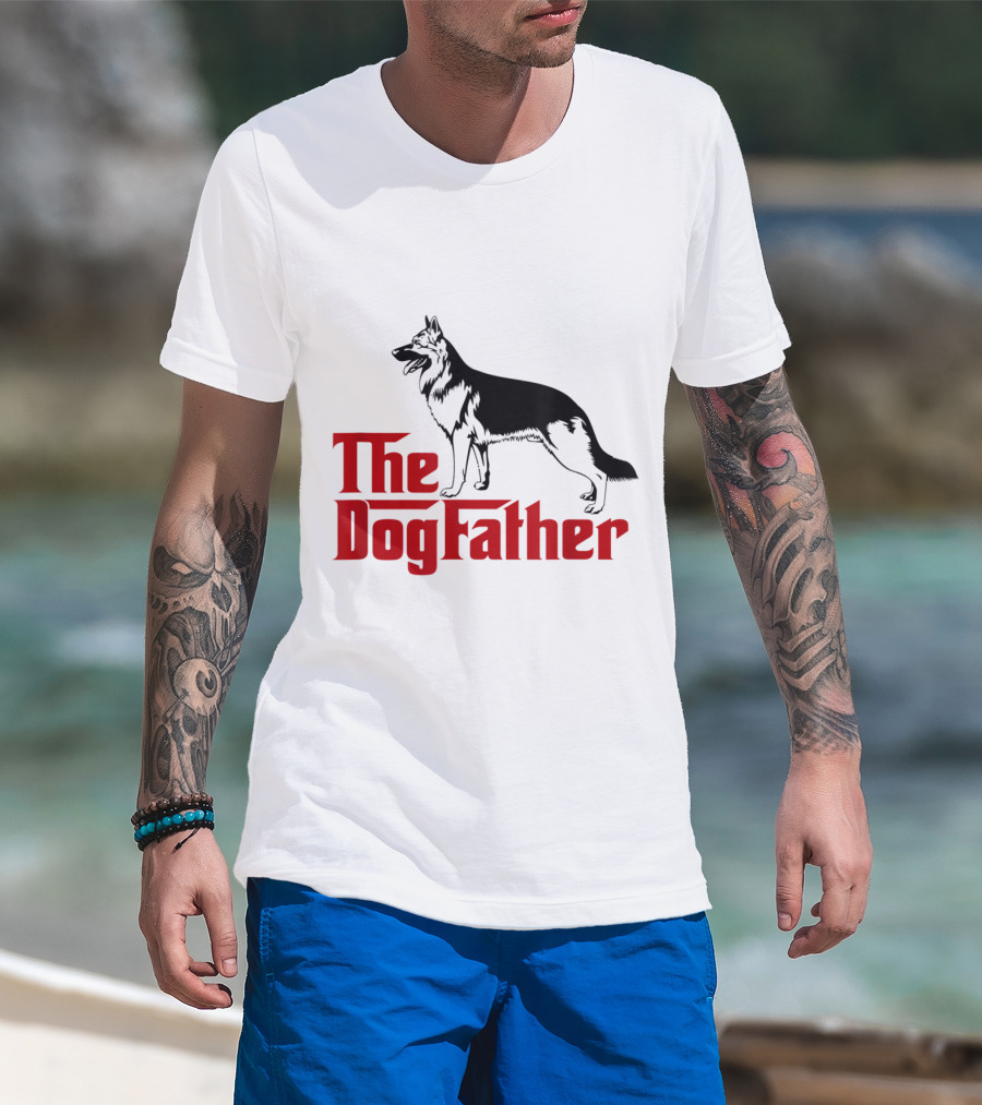 The Dogfather German Shepherd I Love My Pet Funny T-Shirt