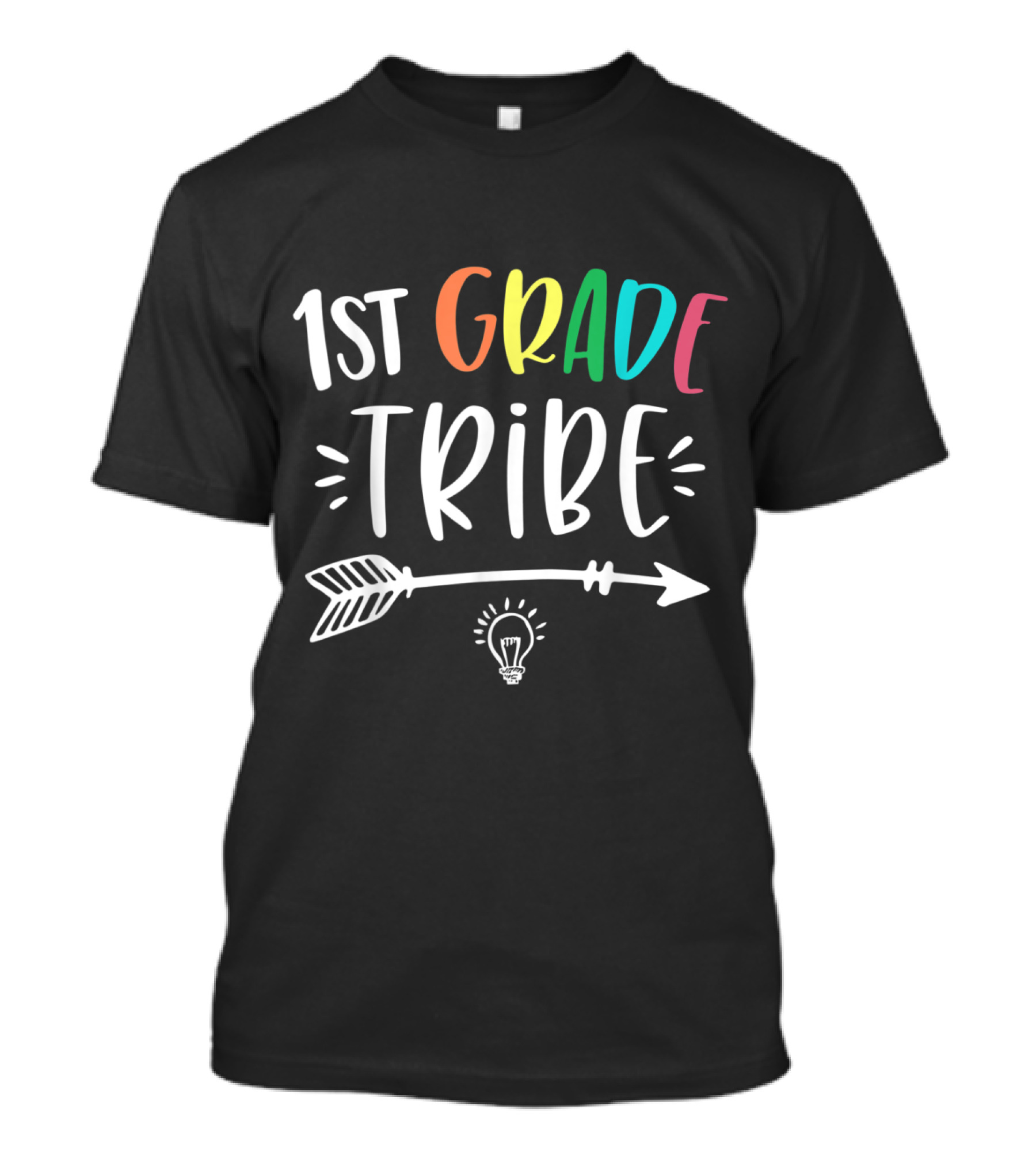 1st Grade Tribe Teacher Back To School Arrow And Lightbulb T-Shirt