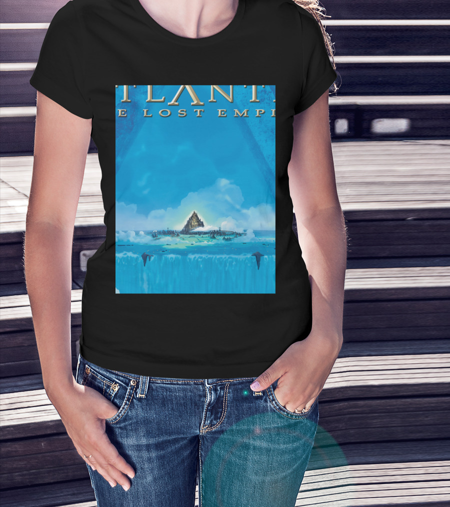 Atlantis The Lost Empire Disney Movie Scene Fade T-Shirt