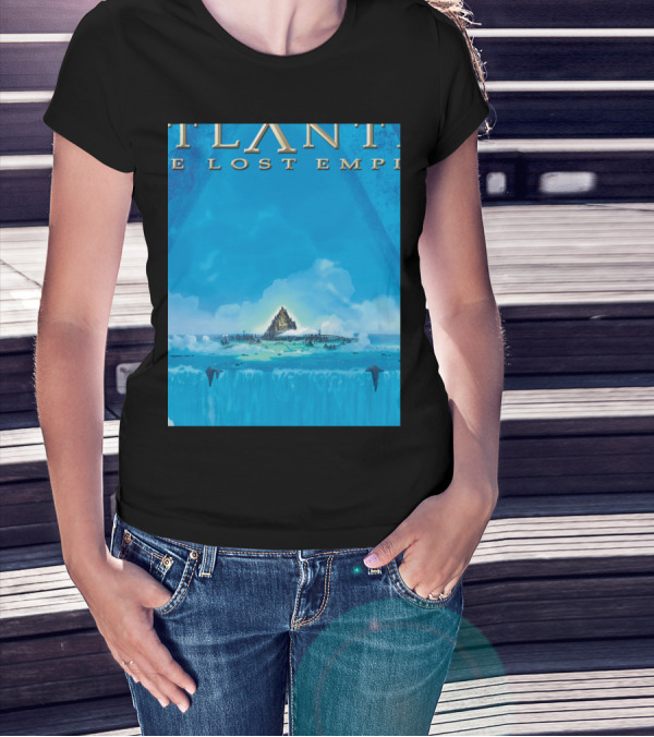 Atlantis The Lost Empire Disney Movie Scene Fade T-Shirt