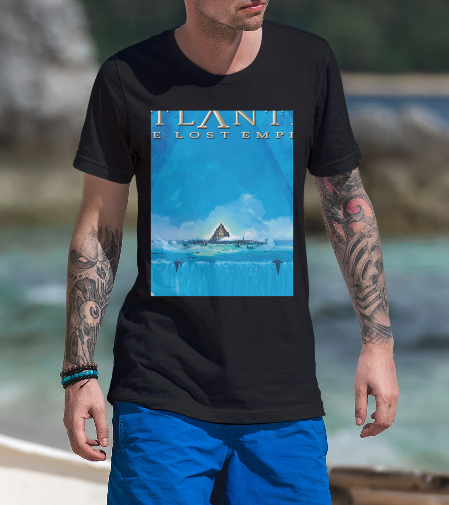 Atlantis The Lost Empire Disney Movie Scene Fade T-Shirt