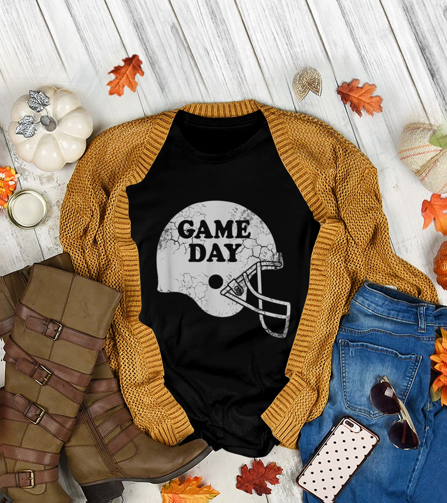 Game Day Football Helmet T-Shirt
