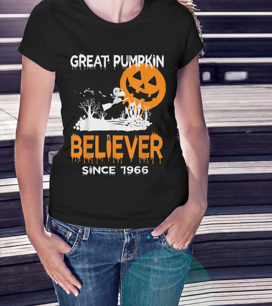 Great Pumpkin Believer Since 1966 Halloween Fun T-Shirt