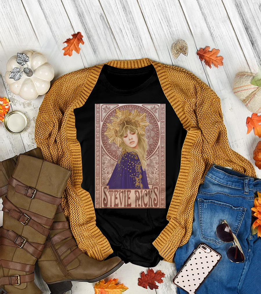 Stevie Nicks Vintage Art Nouveau Style Lady Legend T-Shirt