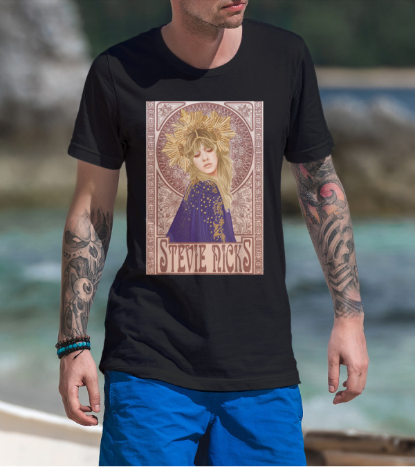 Stevie Nicks Vintage Art Nouveau Style Lady Legend T-Shirt