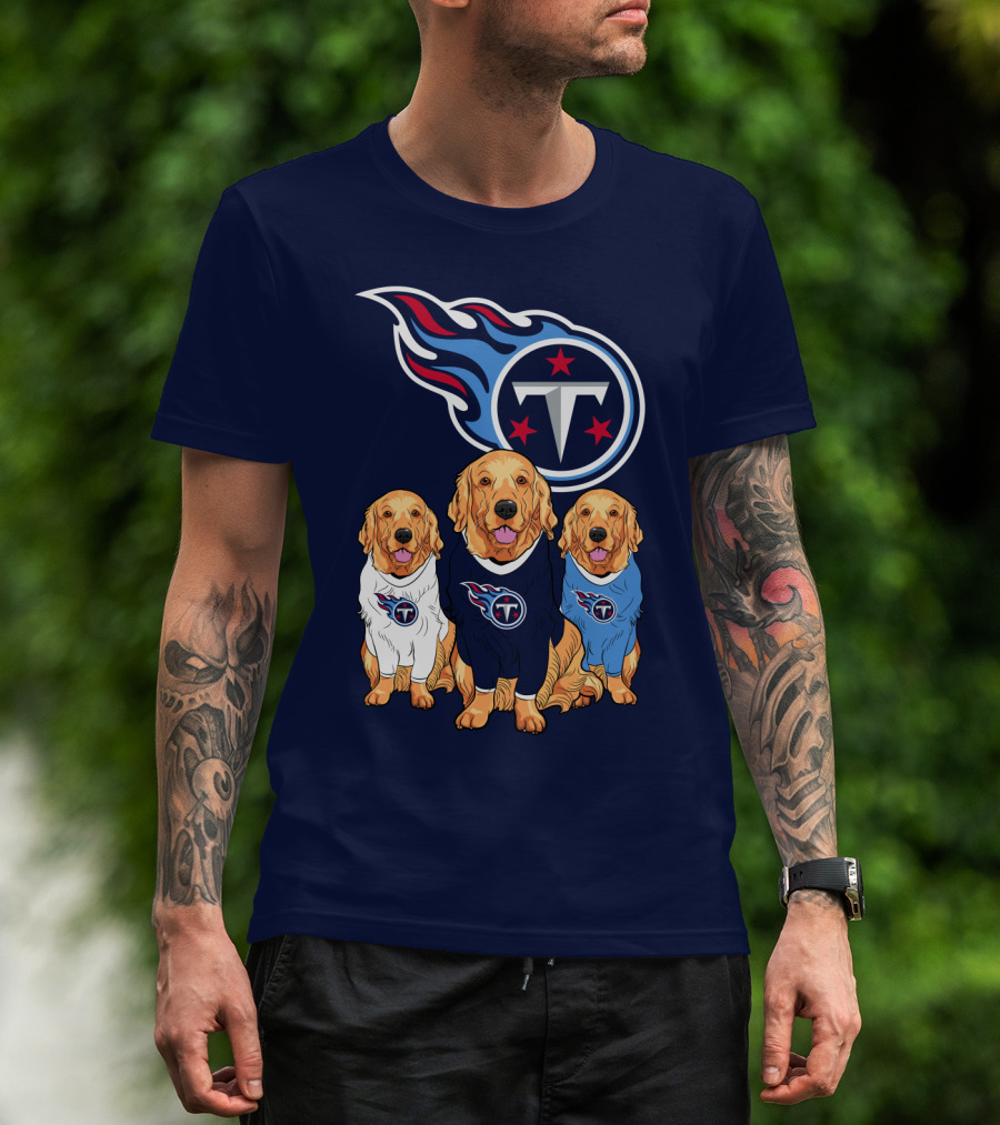 Tennessee Titans Golden Retrievers T-Shirt