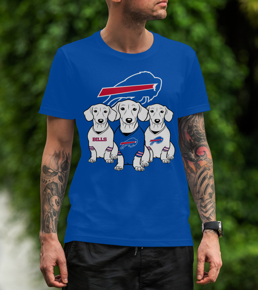 Bills Buffalo Dachshund  T-Shirt