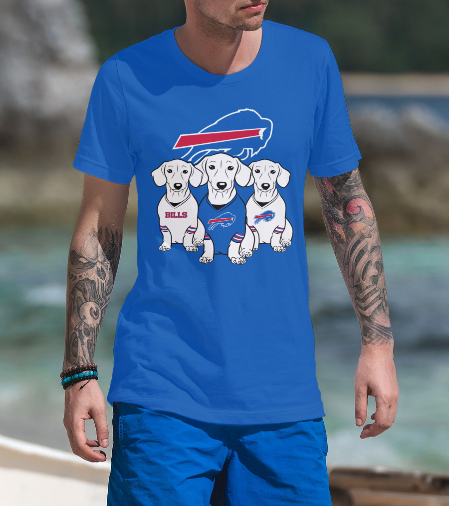 Bills Buffalo Dachshund  T-Shirt