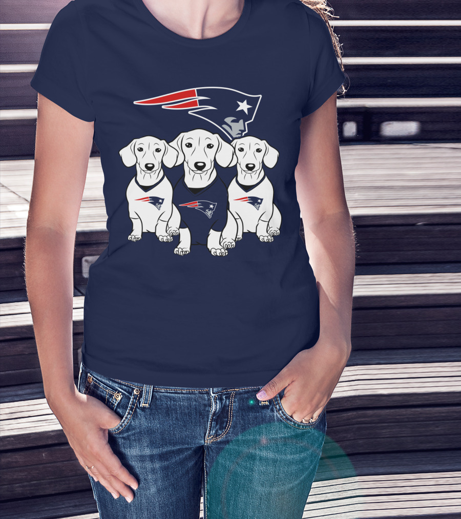 Patriots Dachshund Trio T-Shirt