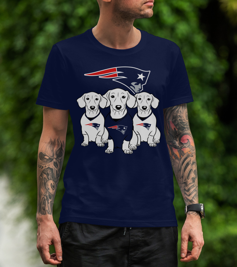 Patriots Dachshund Trio T-Shirt