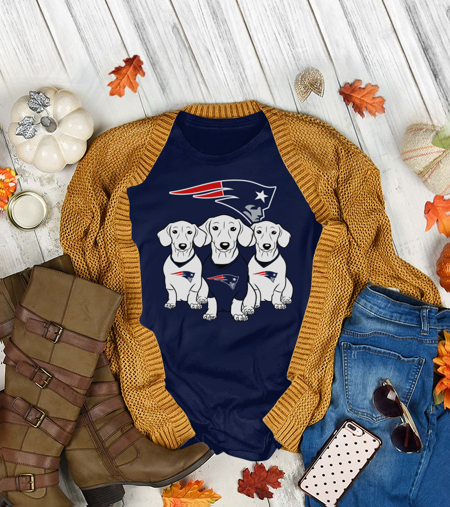 Patriots Dachshund Trio T-Shirt