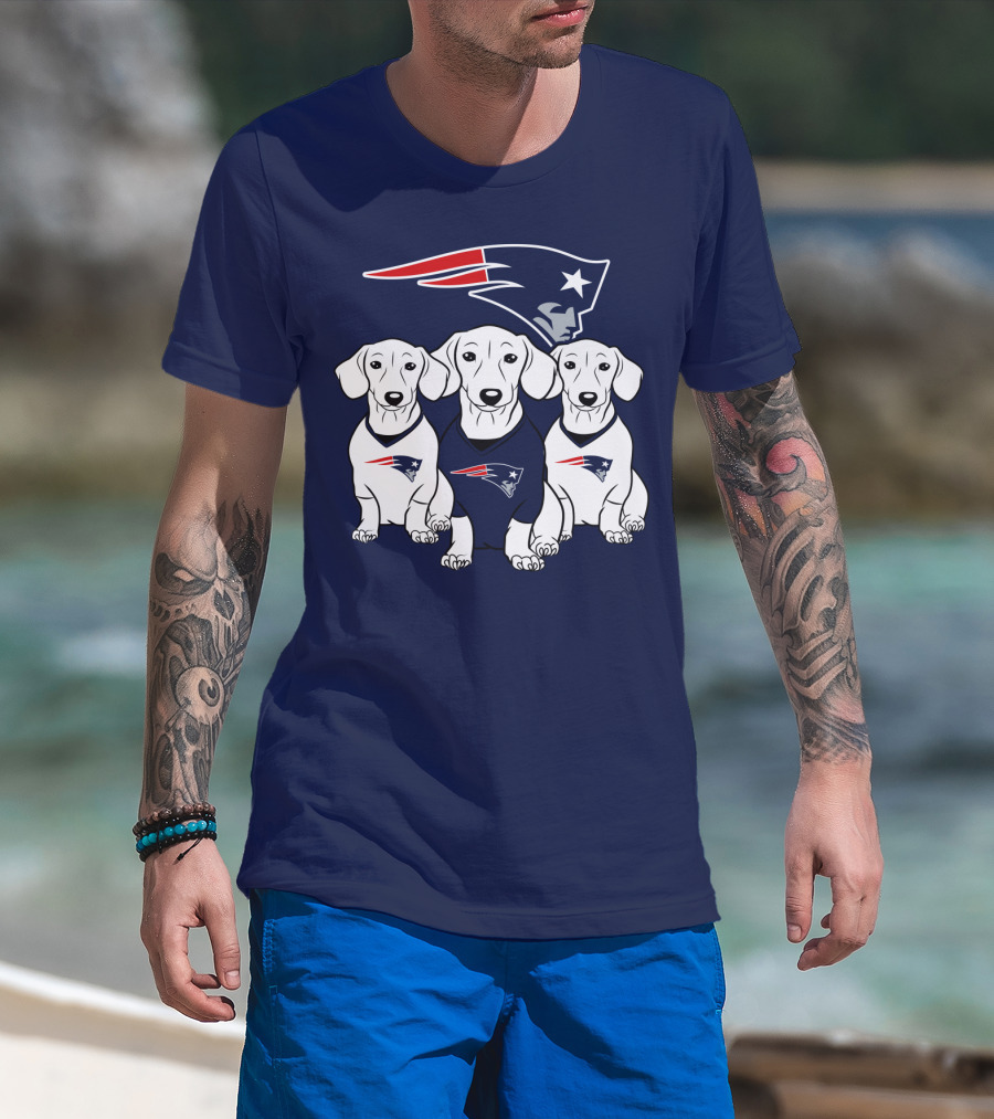 Patriots Dachshund Trio T-Shirt