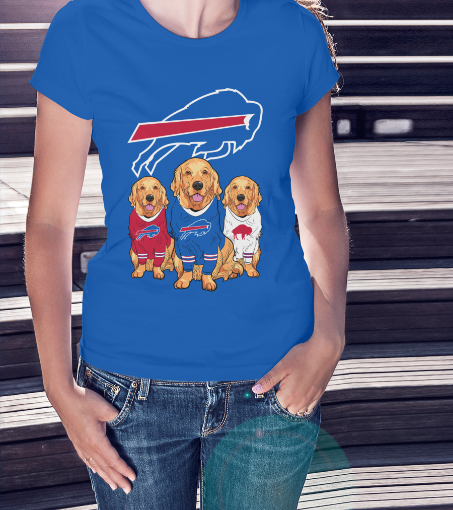 Buffalo Bills Golden Retrievers T-Shirt