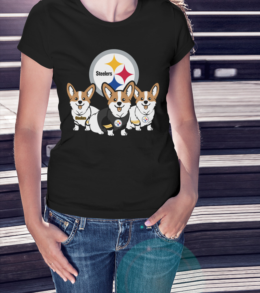 Steelers CorgiTrio T-Shirt