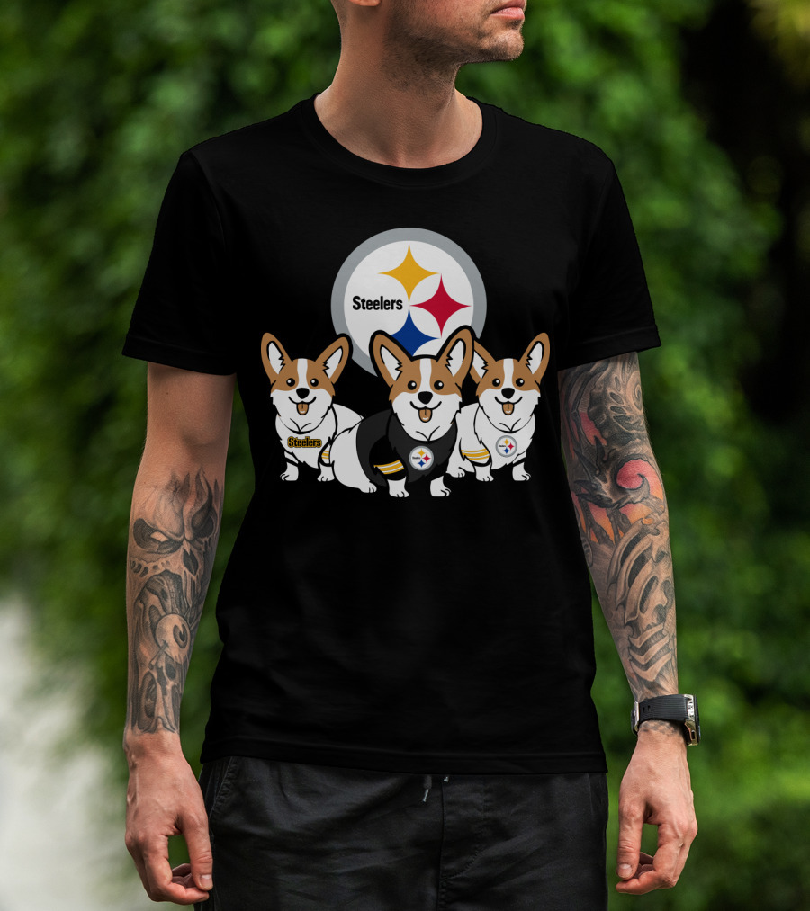 Steelers CorgiTrio T-Shirt