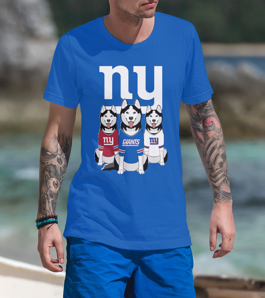 New York Giants Huskie T-Shirt