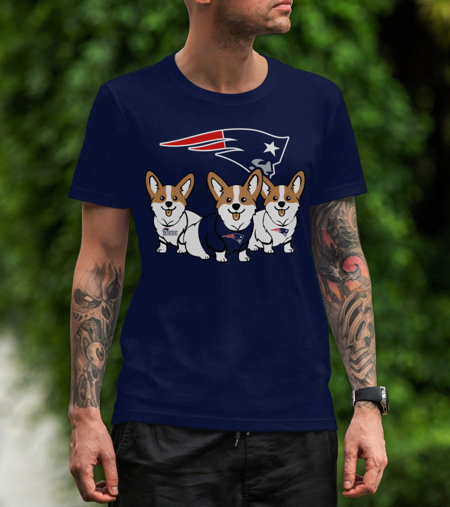 Patriots Corgi T-Shirt
