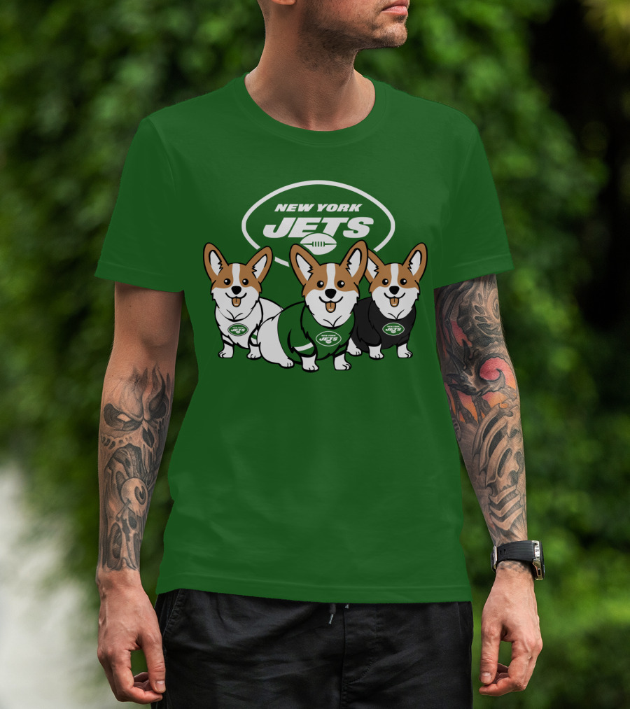 New York Jets Corgi T-Shirt