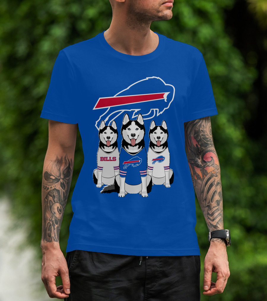 Bills Buffalo Husky Trio T-Shirt