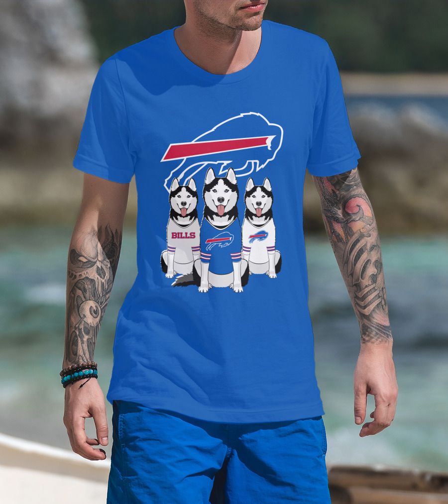 Bills Buffalo Husky Trio T-Shirt