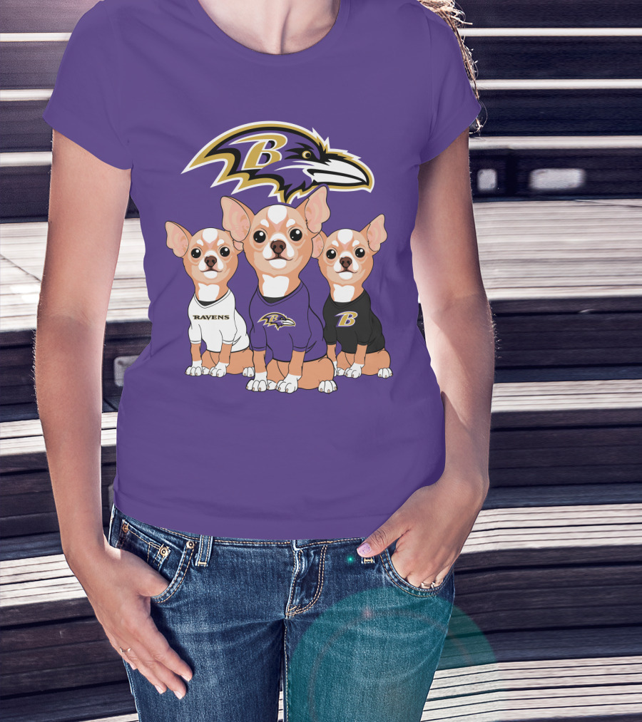 Ravens Chihuahua T-Shirt