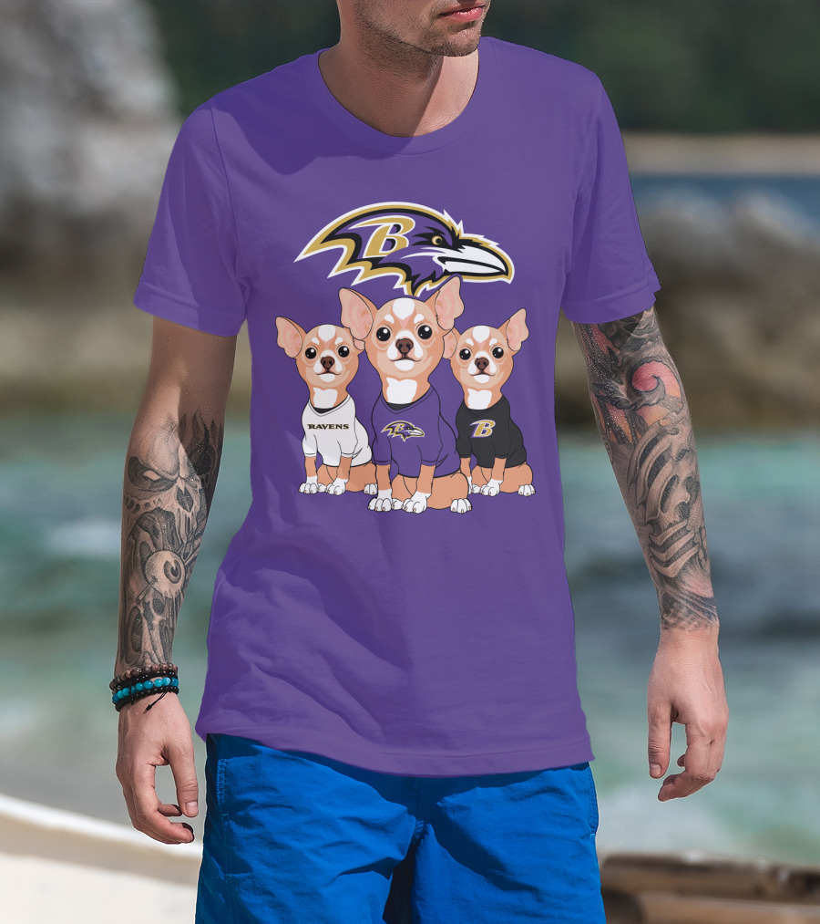 Ravens Chihuahua T-Shirt