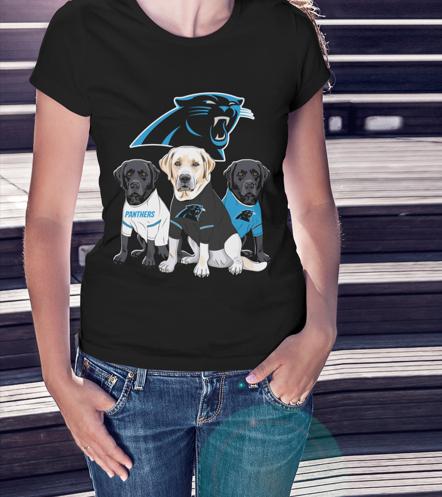 Panthers Labrador Retriever Dogs T-Shirt