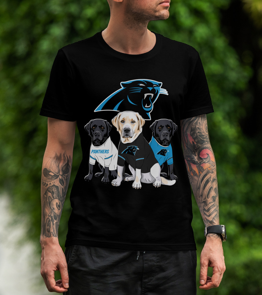 Panthers Labrador Retriever Dogs T-Shirt