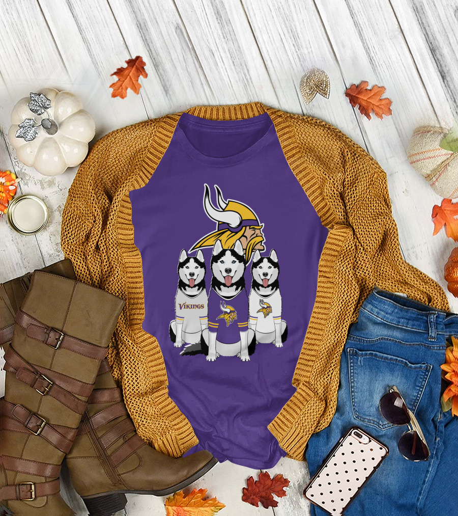 Minnesota Vikings Husky Trio T-Shirt
