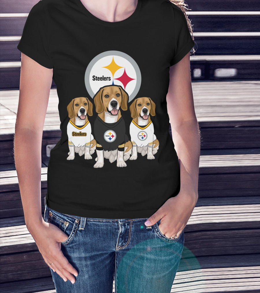 Steelers Beagle Trio T-Shirt