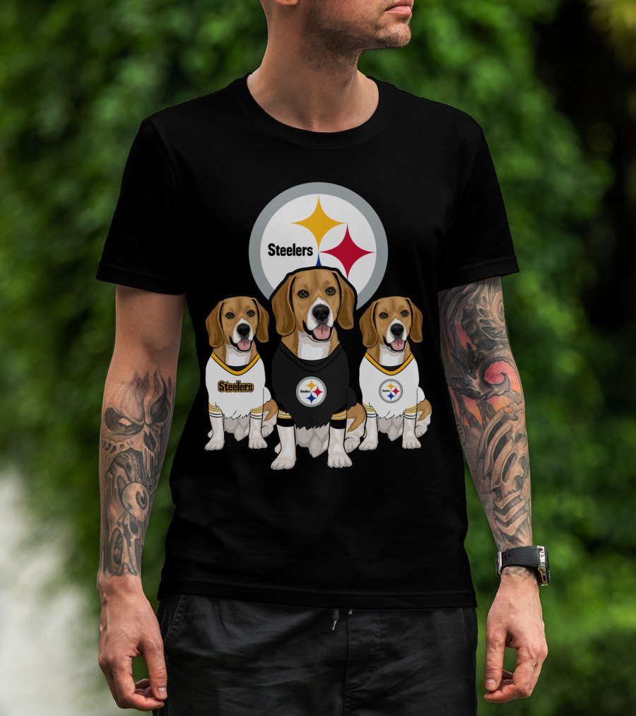Steelers Beagle Trio T-Shirt