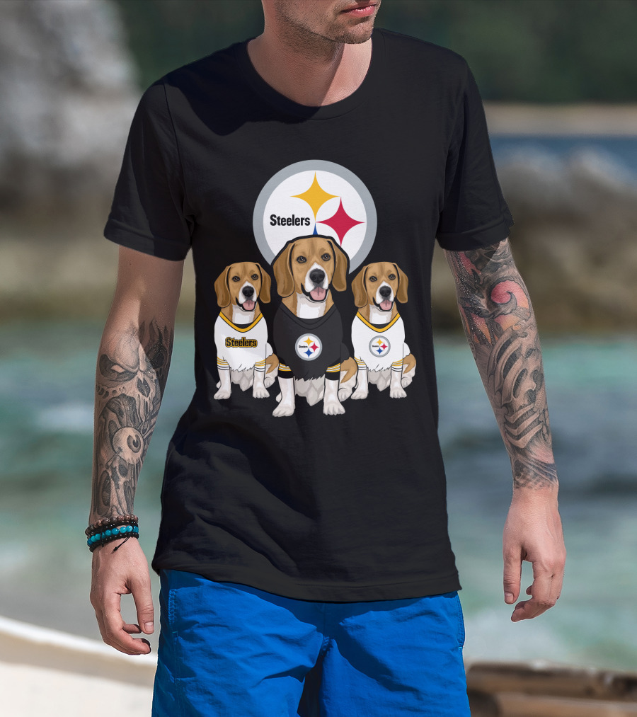 Steelers Beagle Trio T-Shirt