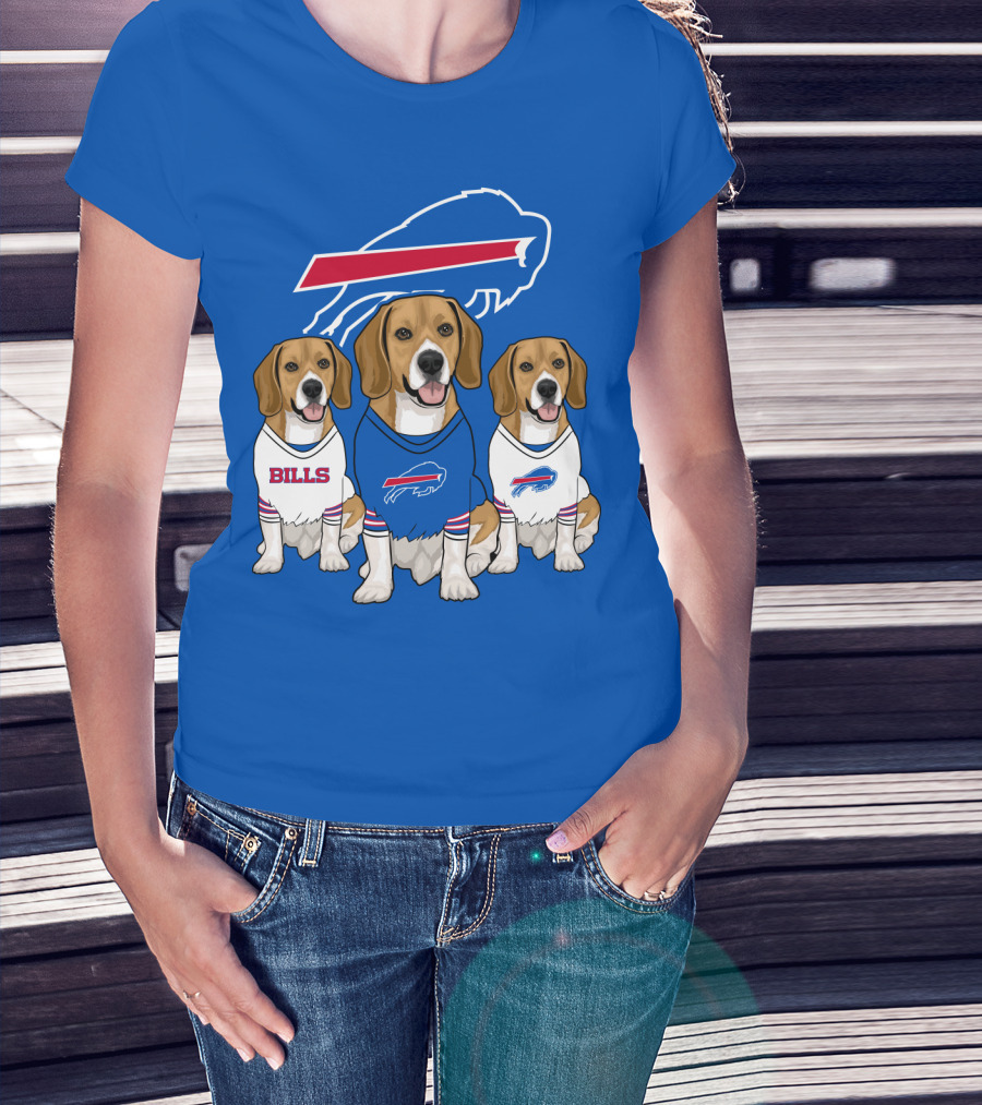 Buffalo Bills Beagle Trio T-Shirt