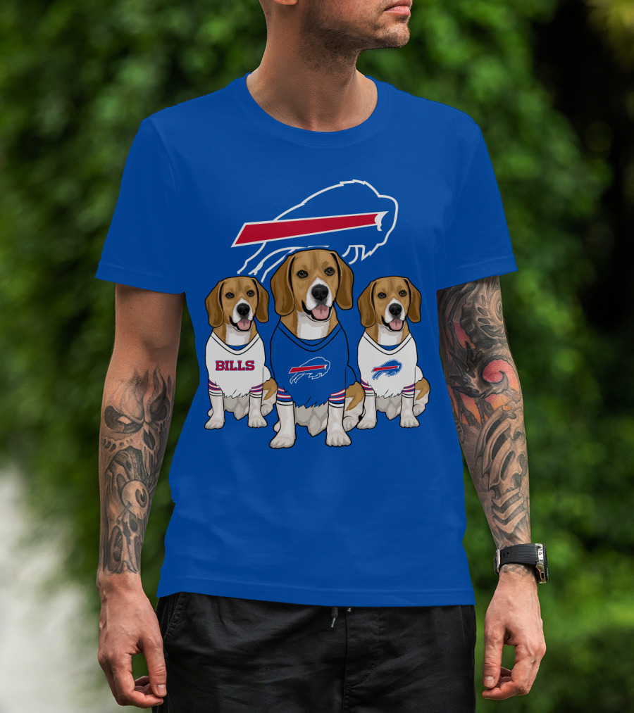 Buffalo Bills Beagle Trio T-Shirt