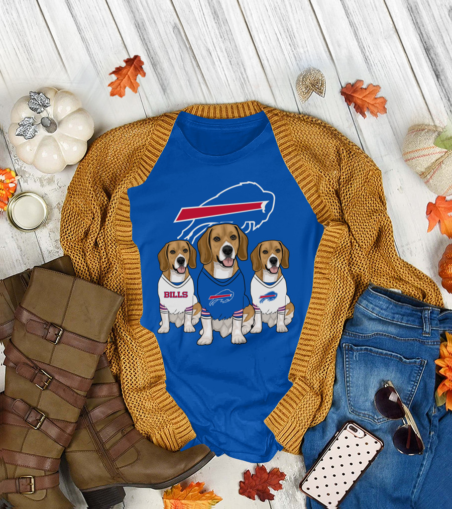 Buffalo Bills Beagle Trio T-Shirt