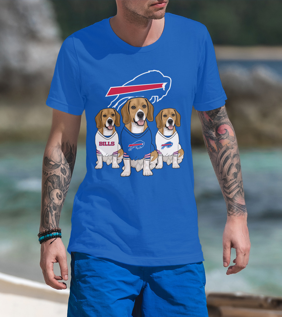 Buffalo Bills Beagle Trio T-Shirt